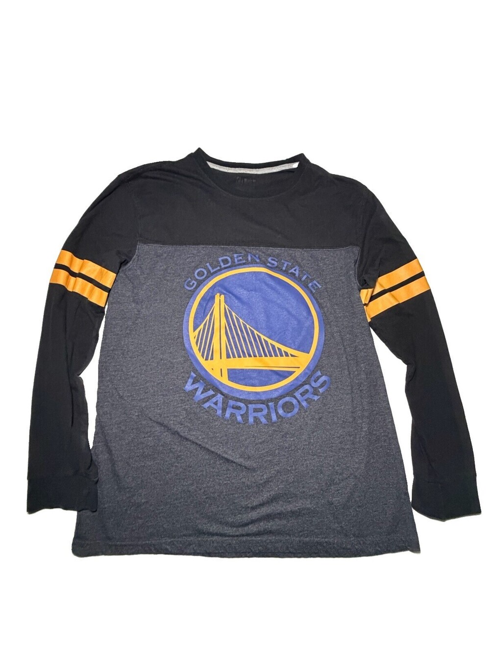 Golden State Warriors Shirt Mens Medium NBA Ultra Game Long Sleeve Black